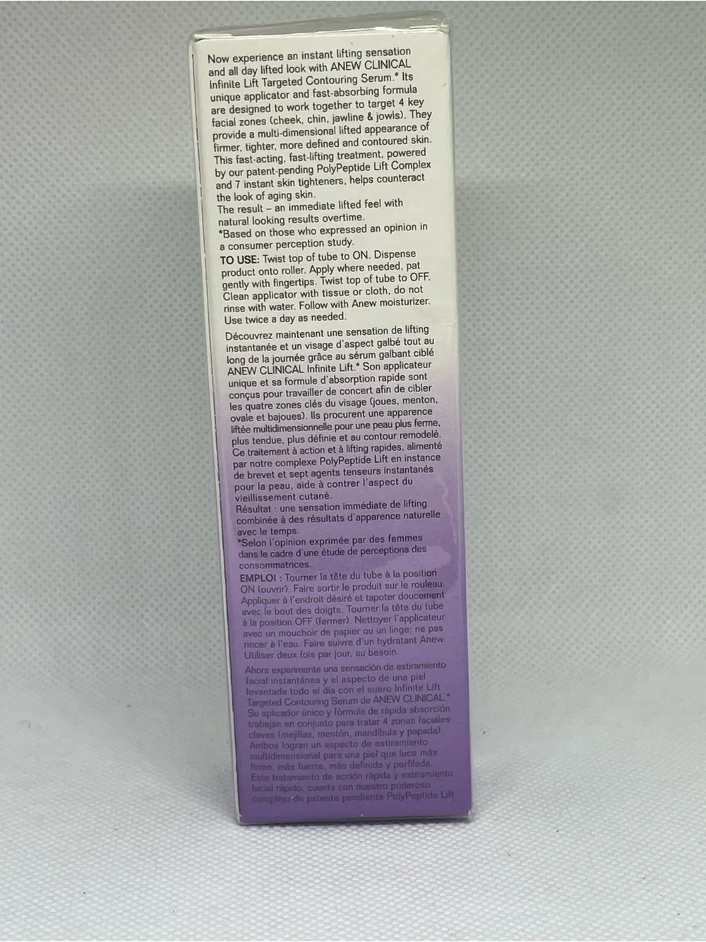 Avon Anew Clinical Infinite Lift Targeted Contouring Serum 1 fl oz New Sealed.